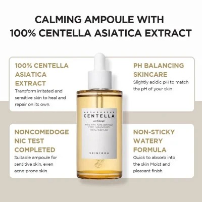 Skin1004 Madagascar Centella Ampoule (100ml) - Sérum Apaisant 100% – Image 3