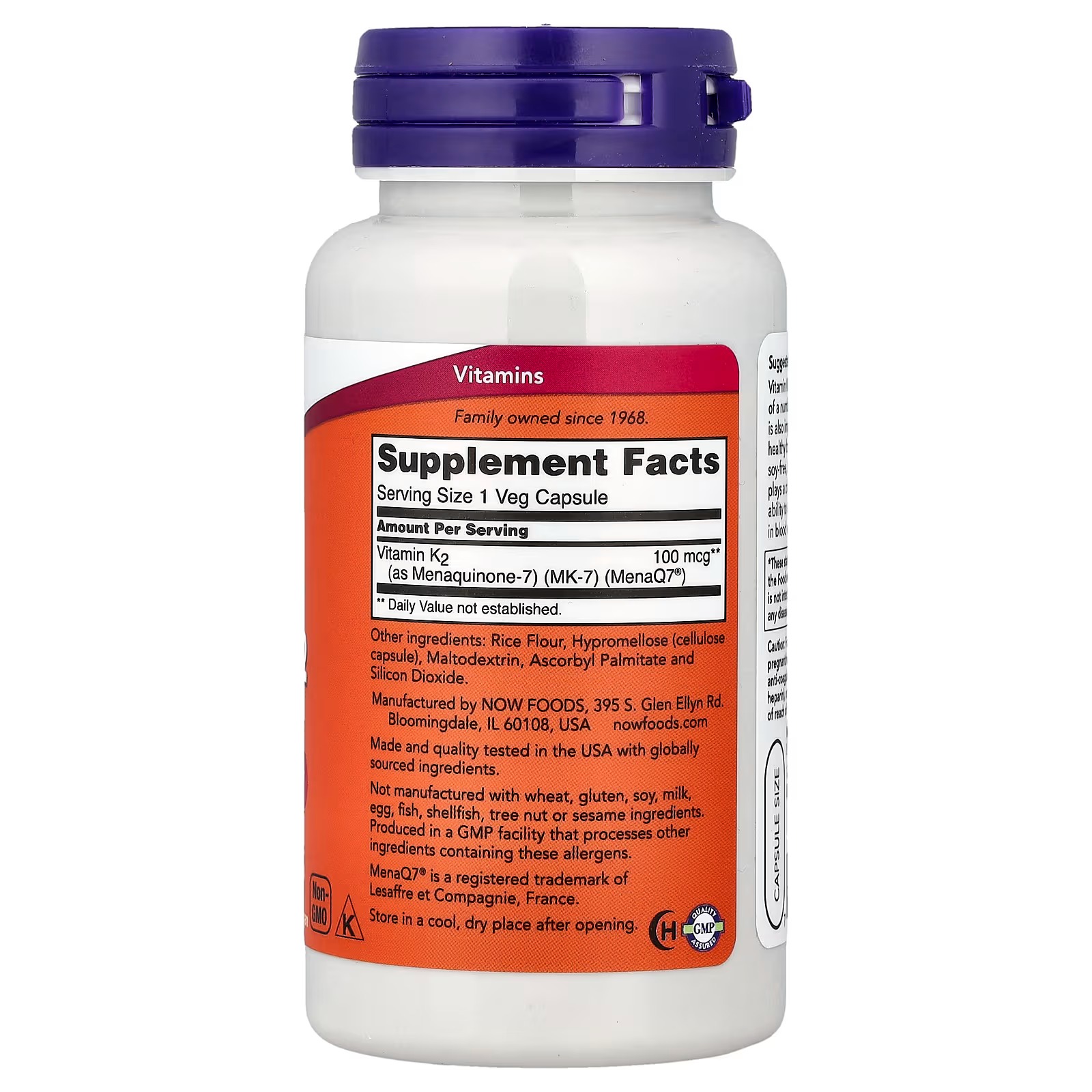 MK-7 Vitamin K-2 100mcg – Image 2