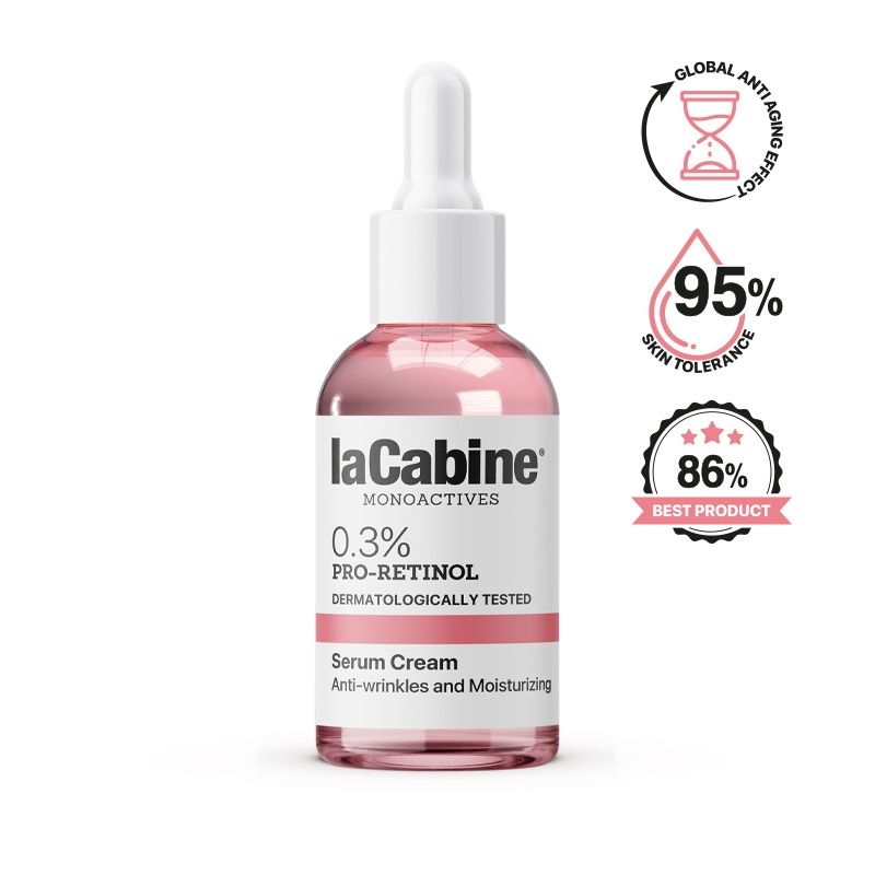 LA CABINE 0.3 PRO RETINOL 2 EN 1 SERUM ET CREME 30 ML