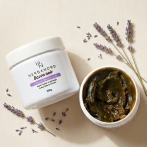 HERBANORD Savon Noir Lavande