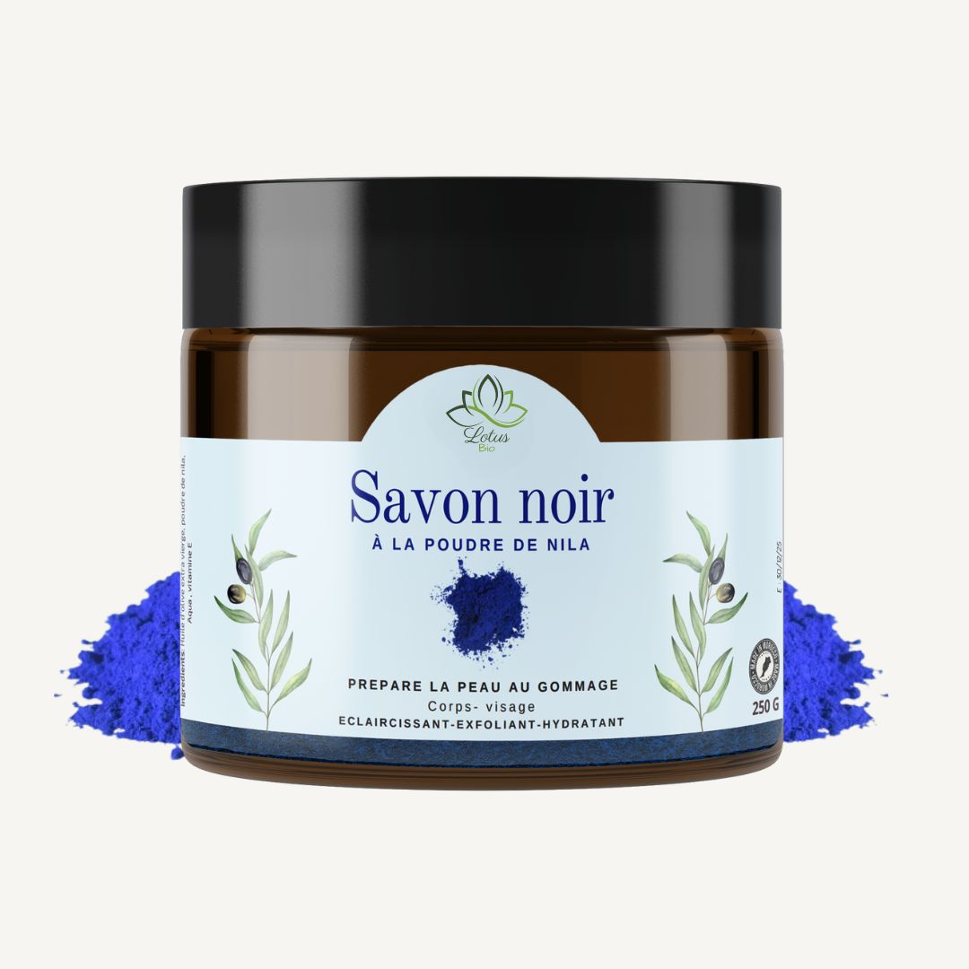 LOTUS BIO Savon Noir à la Poudre de Nila