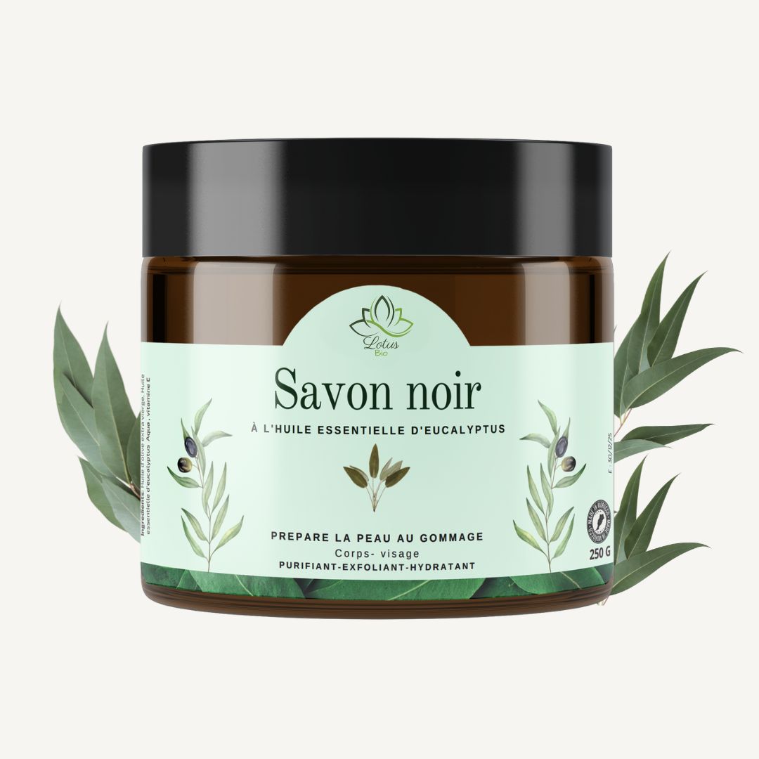 LOTUS BIO Savon Noir à l'Eucalyptus