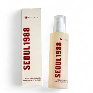 K SECRET SEOUL 1988 ESSENCE SNAIL MUCIN 97 + RICE 100ML
