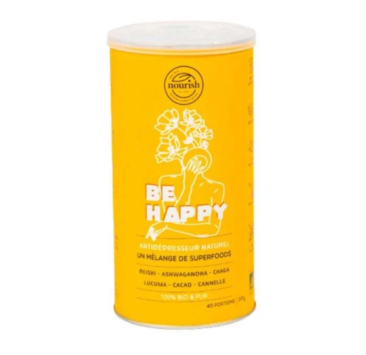 NOURISH BE HAPPY ANTIDEPRESSEUR NATUREL 200 G